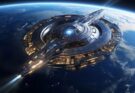 Viewers were stunn3d by the footage of a flying saucer passing through a time portal